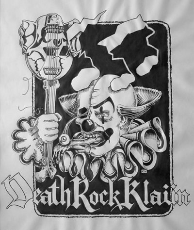 Death-rock-klaun-tshirt